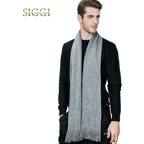 FANCET Winter Men Scarf Boys 175X30cm Warm Acrylic Shawl Fashion Cool Husband and Boy Gift Scarves Best Quality Clearance 66100