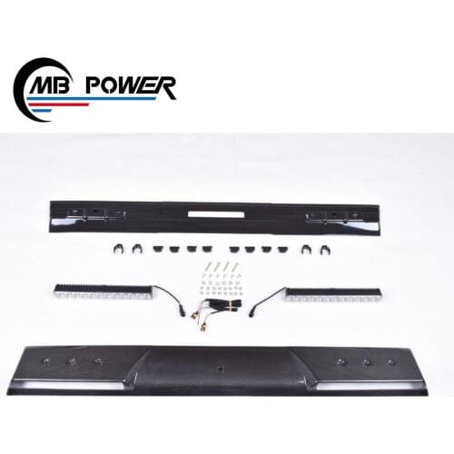 G class W464 Roof Spoiler with lights W464 G63 G500 G350D Dry Carbon material front roof spoiler exterior accessories