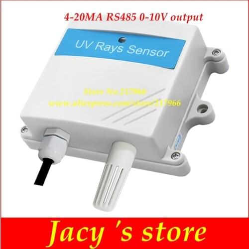 The irradiation intensity of ultraviolet sensor 0-10v 4-20ma ultraviolet light detecting transducer rs485 output UV sensor