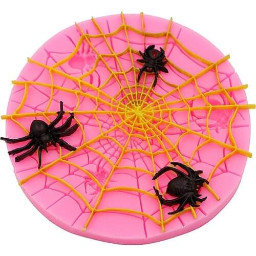 Spider Web Lace Frozen Cake Silicone Printing Mold Handmade Chocolate Cake Dessert Decorative Mold DIY Bakery Baking Gadgets new