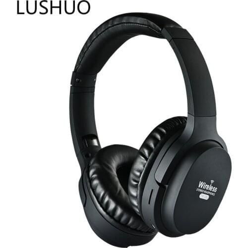 LUSHUO Wireless headset Bluetooth 5.0 foldable headset with microphone Super HiFi subwoofer headset wireless Bluetooth