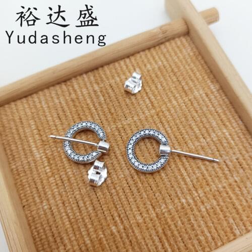 2021 Autumn Circle Reversible Stud Earrings (both earrings can be matched in the same direction or in the opposite direction)