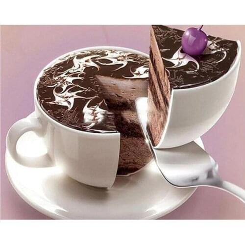 Full Diamond Art Chocolate Food Mosaic Embroidery Painting Rhinestone Drawing Picture Home Wall Decor Handcraft Gift New Arrival