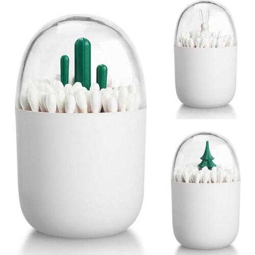 Hot Cotton Swab Holder, Small Q-tips Toothpicks Storage Organizer
