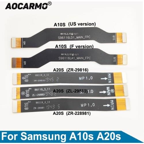 Aocarmo Main Board Connector Motherboard Connection Flex Cable For Samsung Galaxy A10S A20S M12 M14 M16