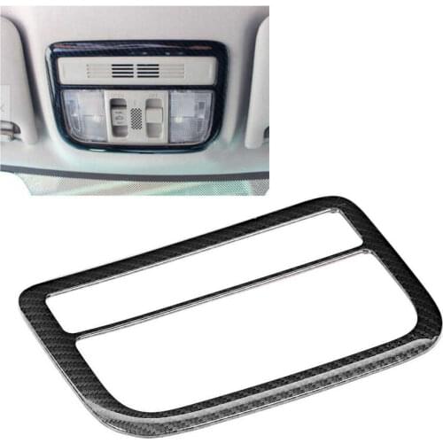 Car Inner Reading Light Cover Trim Carbon Fiber Style Decor Fit for Honda Civic 10th 2016 2017 2018 2019