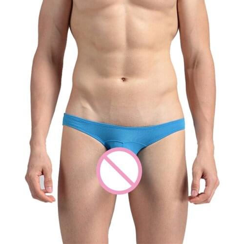 Mens Gay Underwear Low Waist Bikini Swim Briefs Male Sexy Penis Sheath Panties Shorts Erotic Lingerie Sunbath Beach Bottoms