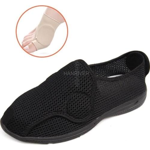 Foot Swelling Shoes Single Shoes Men And Women Wide Foot Shoes Bunion Shoes Nursing Shoes Autumn Elderly Diabetes Shoes
