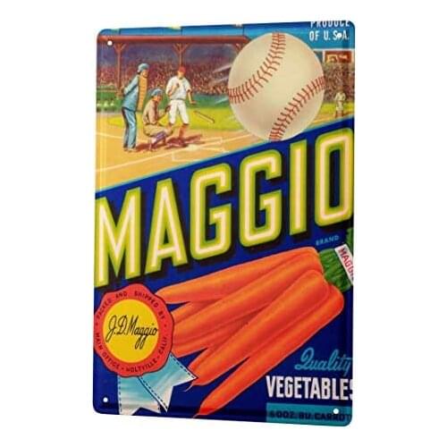Tin Sign Decor Plaques Kitchen Maggio Vegetables