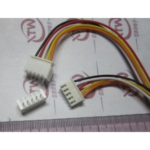 10PCS/LOT 26AWG XH2.54 5 Pin Connector Plug Wire Cable 30cm Length Connector Pitch 2.54mm XH2.54-5P