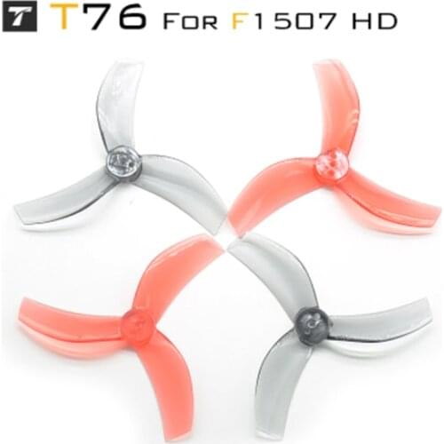 2Pairs T-motor T76 76.2mm 3inch 3-blade Propeller for RC FPV Racing Freestyle F1507 Motors Cinewhoop Duct Drone