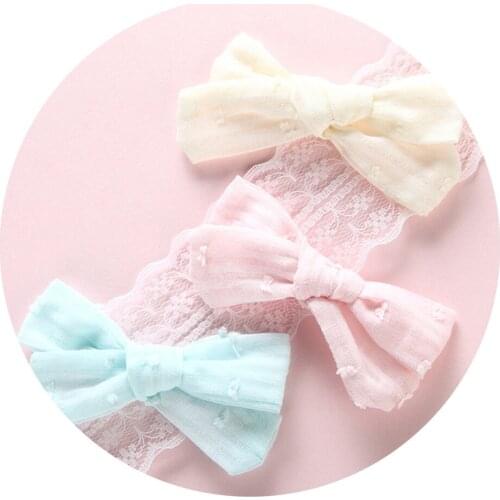 3pcs/lot Cotton Print Hair Bows Hairpins Baby Headband Hair Clips For Girls Barrettes Headbands Toddler Baby Hair Accessoriesi