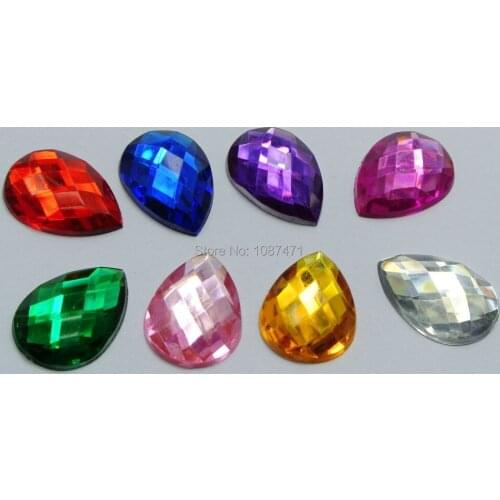 300pcs Mixed Color Flatback Acrylic Oval Button 13X18mm No Hole jewely accessories costura scarpbook phone case DIY