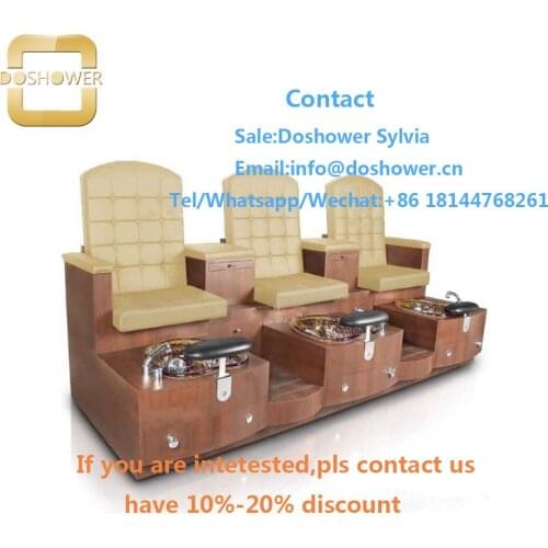 Bulk color acrylic powder with brush nail gel uv for wood pedicure bench station