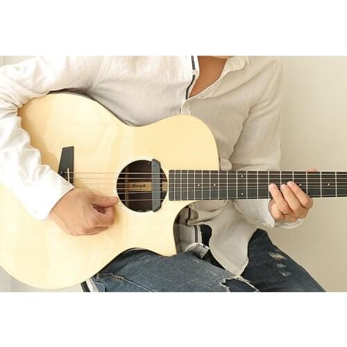 DOUBLE X1 Pro Acoustic Guitar Pickup Single Double Pickups Preamp System Avoid Opening for 39-42 Inch Pick up Guitar Accessories