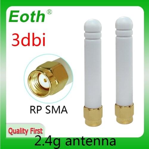 2.4GHz wifi antenna real 3dBi Aerial RP-SMA Connector antena 2.4ghz antenne 2.4G wifi antenas wi-fi antennas Wireless Router