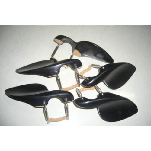 25pcs black ebony violin chinrest 4/4,violin parts #6427,Musical instrument part