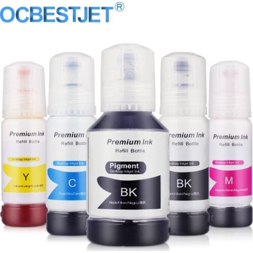EcoTank 512 T512 Ink Bottles T5120 T5121 T5124 Refill Dye Ink For Epson Expression Premium ET-7700 ET-7750 EcoTank Printer