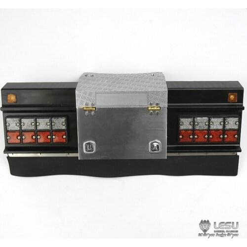 LESU Metal Taillight Toolbox 1/14 TAMIYA Scania R620 R470 RC Tractor Truck Model DIY Car