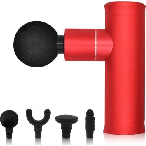 Mini Massage Gun Deep Tissue Muscle Relaxation Relieves Pain Multifunctional Electric Ftness Body Neck Muscle Fascia Massage Gun