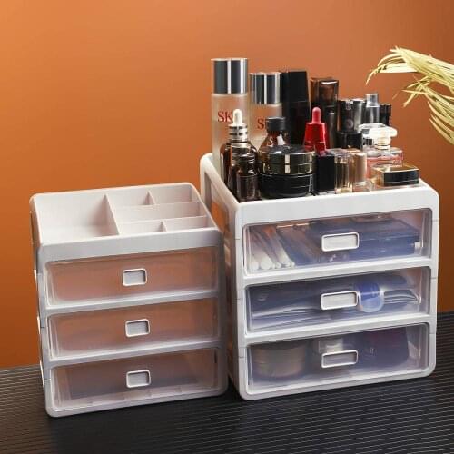 Multi Layers Makeup Holder Organizer Plastic Dressing Table Lipstick Holder Nail Polish Organizer