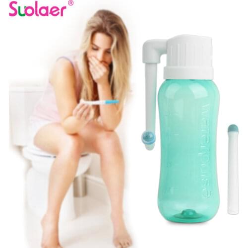 Sprayer Personal Cleaner Hand Held Seat 500ml Toilet Bidet Tackle Hygiene Washing Travel EVA Portable Bottle