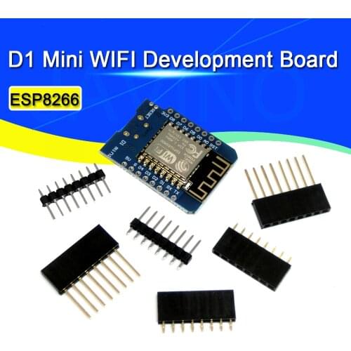10PCS ESP8266 ESP-12 ESP-12F CH340G V2 USB WeMos D1 Mini WIFI Development Board D1 Mini NodeMCU Lua IOT Board 3.3V With Pins
