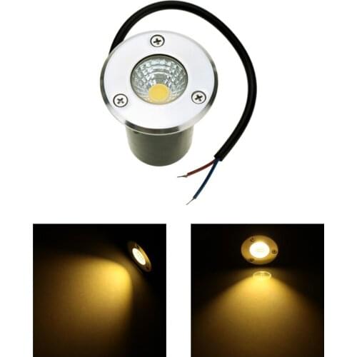 10pcs 3W high power COB LED Underground Light Waterproof Outdoor Garden Floor Buried Yard Landscape Light RGB/White/warm white