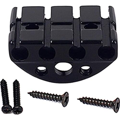 Practical Lock Nut Screw 4 String Headless Electric Guitar Bridge Parts DIY Accessories Electric Guitar Bridge Parts DIY Accesso