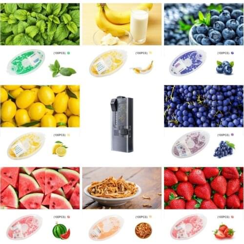 100pcs Popping Capsule ball Mint Beads Pops Beads Fruit Flavor Cigarette Filter For Smoking Holder Accessories Ice Tobacco Gift