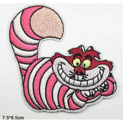 Animal Cartoon Fat Cat Lovely Iron On Embroidered Clothes Patches For Clothing Stickers Garment Apparel Accessories