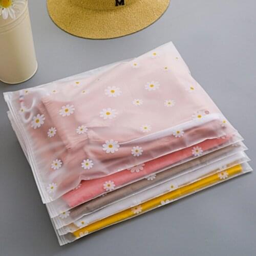 10Pcs Chrysanthemum Practical Portable Storage Bags Travel Luggage Partition Storage Bags Clothes Underwear Packing Organizer