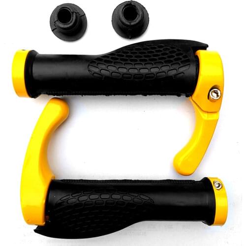 1Pair MTB BMX Bicycle Grips Lockable Cycling Bike Rubber Handlebar Grips Mountain Bike Handle Protective Cover Wholesales