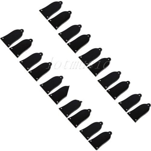 20pcs Guitar Truss Rod Cover Black Guitar Parts For Electric Guitar Replacement