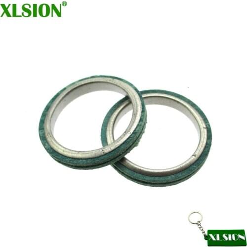 2x/5x/10x Exhaust Muffler Pipe Gasket For GY6 125cc 150cc Moped Scooter Taotao JCL Qingqi Peach Jonway Redcat Kazuma Roketa Sunl