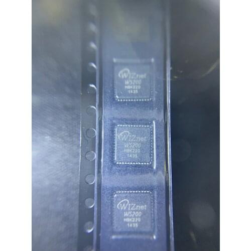 5pcs/lot W5200 5200 QFN48 NEW 100% Original free shipping