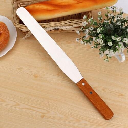 6/8/10inch Stainless Steel Butter Cake Cream Knife Spatula Smoother Icing Frosting Spreader Fondant Pastry Cake Decorati