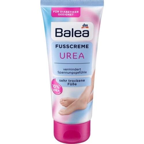 Germany Balea 10% Urea B3 Foot Cream for Very Dry Foot Reduce Dryness Soothes Nourishes Intensive Moisture 24-hour Moisturizer
