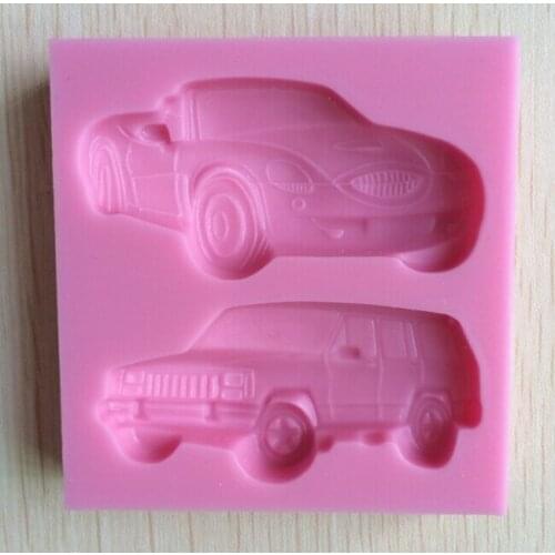 Free Shipping Kitchen Creative DIY 3D Cake Mold Cake Baking Mold Fondant Cake Decorating Tools Silicone Mold Car Shaped A482