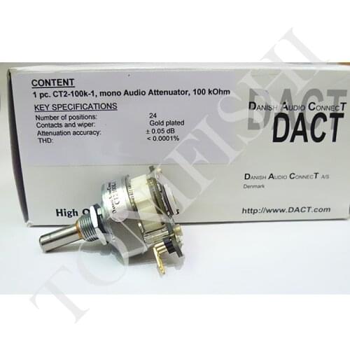 Denmark Original DACT stepping mono potentiometer 100K-1, 24 stepping type, precision, no inductance, low noise