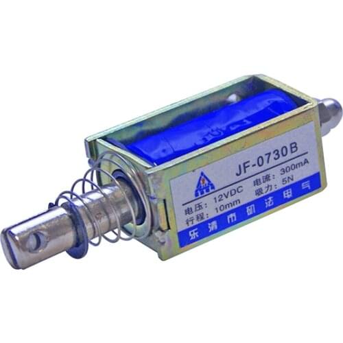 DC 12V 24V Push-pull Open Frame Linear Solenoid Electromagnet Suction 500g-800g 10mm 5N-8N Holding electric electro magnet