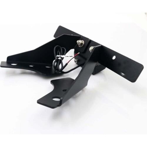 License Plate Holder For SUZUKI GSXR 1000 GSXR1000 GSX-R 09-16 15 14 13 Motorcycle Fender Registration Frame LED Light Bracket