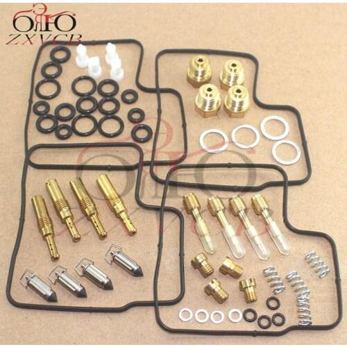 For Interceptor 700 VF700C VF750S VFR750 VFR750F VF VFR 700 750 S F Motorcycle carburetor repair kit floating needle seat parts