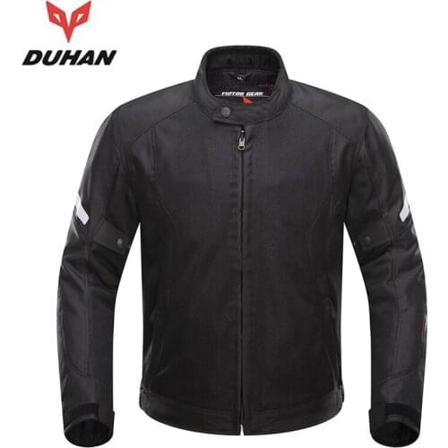 DUHAN Motorcycle Jacket Motorbike Moto Summer Breathable Mesh Body Armor Racing Clothing Motocross Off-Road Riding Jacket