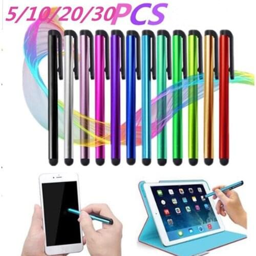 Hot sale 5Pcs 10CM Universal Capacitive Touch Screen Stylus Pen For All Pad Phone PC