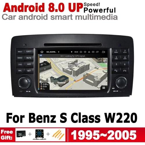 HD Stereo Android Car DVD GPS Navi Map For Mercedes Benz S Class W220 1995~2005 NTG multimedia player Bluetooth radio System
