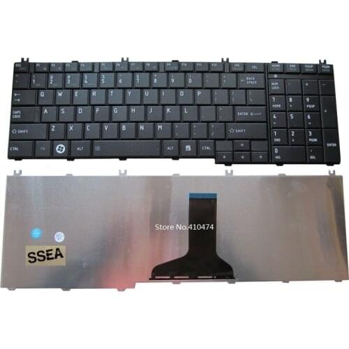 SSEA New laptop US Keyboard for Toshiba Satellite C650 C655 L650 L655 C655D C660 C670 L670 L675 L750 L755 L670 L770 L775 L775D