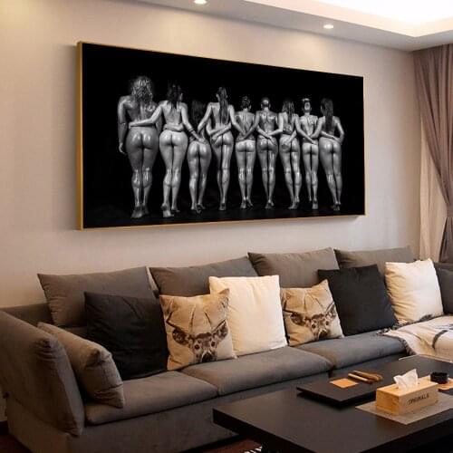 Model Nude Sexy Women Poster And Prints Girls Nude Body Wall Art Canvas Painting Home Decorative Picture for Living Room Cuadros