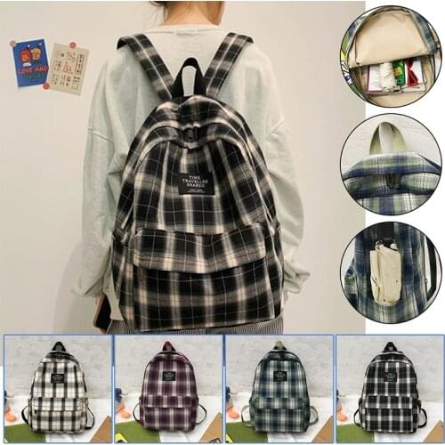 Женские рюкзаки в клетку MoneRffi China At AliExpress