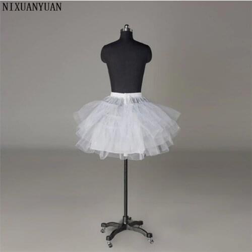 NIXUANYUAN 2021 Cheap Wholesale White Short Ball Gown Wedding Petticoat Bridal Petticoats Long Wedding Accessories